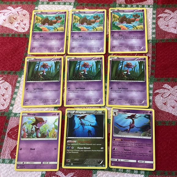 Pokémon TCG Skrelp/Dragalge Bundle (9 Cards) - Picture 2 of 4